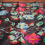 Raat Gulbaag Black Pure Muslin Jamdani – Multicolour Floral Vine Masterpiece