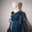 Neel Viraasat Pure Linen Jamdani – Teal Blue Handwoven Elegance