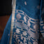 Neel Viraasat Pure Linen Jamdani – Teal Blue Handwoven Elegance