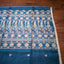 Neel Viraasat Pure Linen Jamdani – Teal Blue Handwoven Elegance