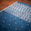 Neel Viraasat Pure Linen Jamdani – Teal Blue Handwoven Elegance