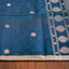 Neel Viraasat Pure Linen Jamdani – Teal Blue Handwoven Elegance