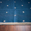 Neel Viraasat Pure Linen Jamdani – Teal Blue Handwoven Elegance