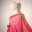 Pink & Bright Red Border Pure Cotton Bengal Handloom Saree