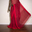 Dark Red & Bright Red Border Pure Cotton Bengal Handloom Saree