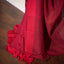 Dark Red & Bright Red Border Pure Cotton Bengal Handloom Saree