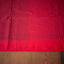 Dark Red & Bright Red Border Pure Cotton Bengal Handloom Saree