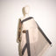 Dirty Ivory & Slate Border Pure Cotton Bengal Handloom Saree