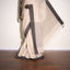 Dirty Ivory & Slate Border Pure Cotton Bengal Handloom Saree