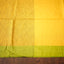 Lemon Yellow with Parrot Green Border Pure Cotton Bengal Handloom Saree