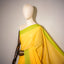 Lemon Yellow with Parrot Green Border Pure Cotton Bengal Handloom Saree