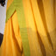 Lemon Yellow with Parrot Green Border Pure Cotton Bengal Handloom Saree