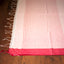 Ivory & Red Border Pure Cotton Bengal Handloom Saree