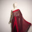 Dark Maroon & Red Border Pure Cotton Bengal Handloom Saree
