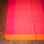 Fuchsia Pink & Saffron Orange Border Pure Cotton Bengal Handloom Saree