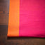 Fuchsia Pink & Saffron Orange Border Pure Cotton Bengal Handloom Saree
