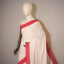 Ivory & Red Border Pure Cotton Bengal Handloom Saree