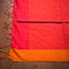Hot Pink and Saffron Orange Border Pure Cotton Bengal Handloom Saree