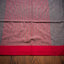 Grey Body, Red Border Pure Cotton Bengal Handloom Saree