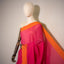 Fuchsia Pink & Saffron Orange Border Pure Cotton Bengal Handloom Saree