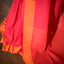 Hot Pink and Saffron Orange Border Pure Cotton Bengal Handloom Saree