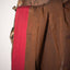 Dark Brown & Red Border Pure Cotton Bengal Handloom Saree