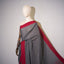 Grey Body, Red Border Pure Cotton Bengal Handloom Saree
