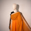 Bright Marigold Orange – Svarna Rekha Handwoven Cotton Saree