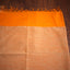 Bright Marigold Orange – Svarna Rekha Handwoven Cotton Saree