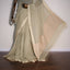 Soft Sage Green - Svarna Rekha Handwoven Cotton Saree