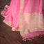 Blush Rose Pink - Svarna Rekha Handwoven Cotton Saree