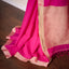 Bold Fuchsia Pink – Svarna Rekha Handwoven Cotton Saree