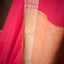 Svarna Rekha Handwoven Cotton Saree – Fuchsia Pink