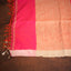 Svarna Rekha Handwoven Cotton Saree – Fuchsia Pink