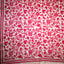 Katha Chitra Tussar Silk Saree – Natural Beige with Crimson Floral Jaal