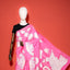 KathaChitra Tussar Silk Saree – Blush Pink with Swan & Lotus Motif