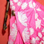KathaChitra Tussar Silk Saree – Blush Pink with Swan & Lotus Motif