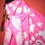 KathaChitra Tussar Silk Saree – Blush Pink with Swan & Lotus Motif