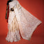 Katha Chitra Tussar Silk Saree – Natural Beige with Floral Jaal