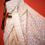 Katha Chitra Tussar Silk Saree – Natural Beige with Floral Jaal