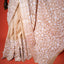Katha Chitra Tussar Silk Saree – Natural Beige with Floral Jaal