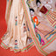 Katha Chitra Tussar Silk Saree – Natural Beige with Folk Figures Motif