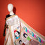 Katha Chitra Tussar Silk Saree – Natural Beige with Folk Figures Motif
