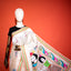 Katha Chitra Tussar Silk Saree – Natural Beige with Folk Figures Motif