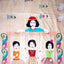 Katha Chitra Tussar Silk Saree – Natural Beige with Folk Figures Motif