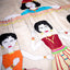 Katha Chitra Tussar Silk Saree – Natural Beige with Folk Figures Motif