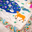 Katha Chitra Tussar Silk Saree – Natural Beige with Village Narrative Motif