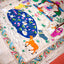 Katha Chitra Tussar Silk Saree – Natural Beige with Village Narrative Motif