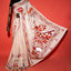 Katha Chitra Tussar Silk Saree – Natural Beige with Tribal Couple Motif