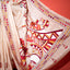 Katha Chitra Tussar Silk Saree – Natural Beige with Tribal Couple Motif